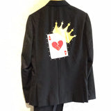 Pre-Loved PAUL SMITH Customised Ace of Hearts Suit