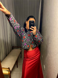Pre-loved Sonia Rykiel Floral Quilt Jacket