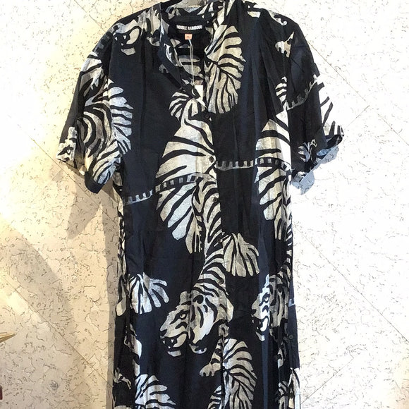Pre-loved Double Rainbow Tiger Palm Dress