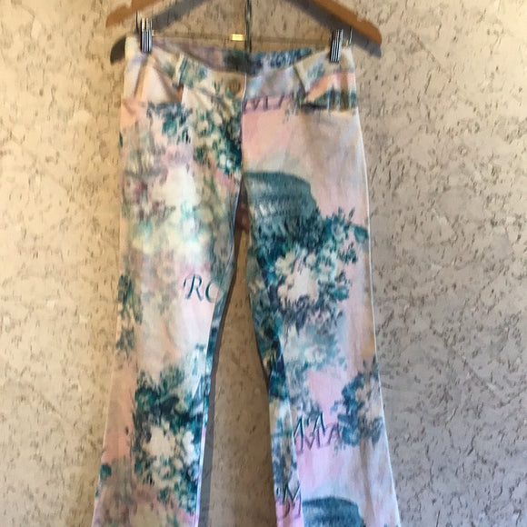 Pre-loved Walking Art Print Pants