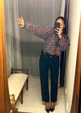 Pre-loved Sonia Rykiel Floral Quilt Jacket