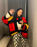 Your Fav Aunt Handknit Mondrian Jumper AS IS