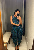 Pre-loved India Blue Print Jumpsuit