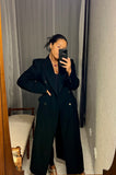 Giorgio Armani 100% Cashmere Black Coat