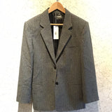 Pre-loved Blue Grey Tweed Jacket