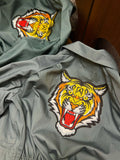 Grey Tiger Patch Overalls size 8-10