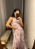 Vintage Handmade Floral Maxi-Dress