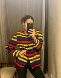 Pre-Loved Rainbow Silk Jacket,