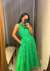 Pre-loved Witchery Green Maxi-Dress