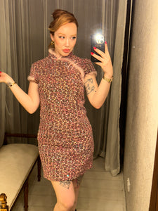 Pre-Loved Pink Furry Cheongsam