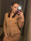 Vintage Terry French Skirt Suit