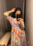 Pre-loved Caroline Morgan Floral Maxi-Dress