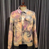 Fox on the Run Hand Dyed Denim Jacket