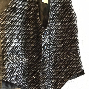 Pre-loved Black Silver Vest