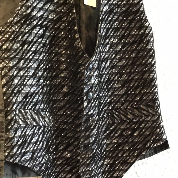 Pre-loved Black Silver Vest