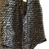 Pre-loved Black Silver Vest