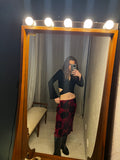 Pre-loved Alannah Hill Red Velvet Skirt