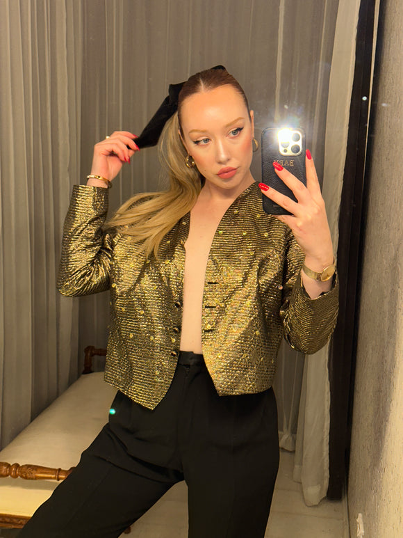 Vintage Fashion International Gold Jacket