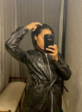 Pre-Loved Uruguayan Hooded Leather jacket