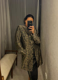 Vintage PAOLO CALO Pewter Print Jacket