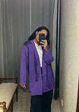 Pre-loved Purple Knit Jacket