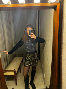 Pre-loved CC Sleeveless Turtleneck Top