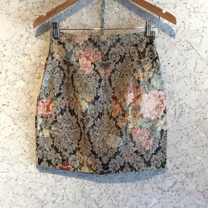 Vintage Tapestry Floral Skirt