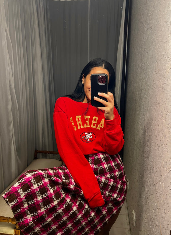 Vintage SF 49ers Red Jumper