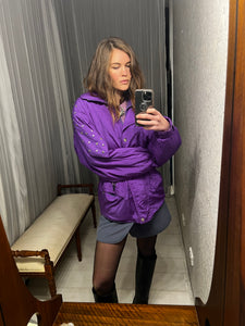 Banff Purple Vintage Ski Jacket