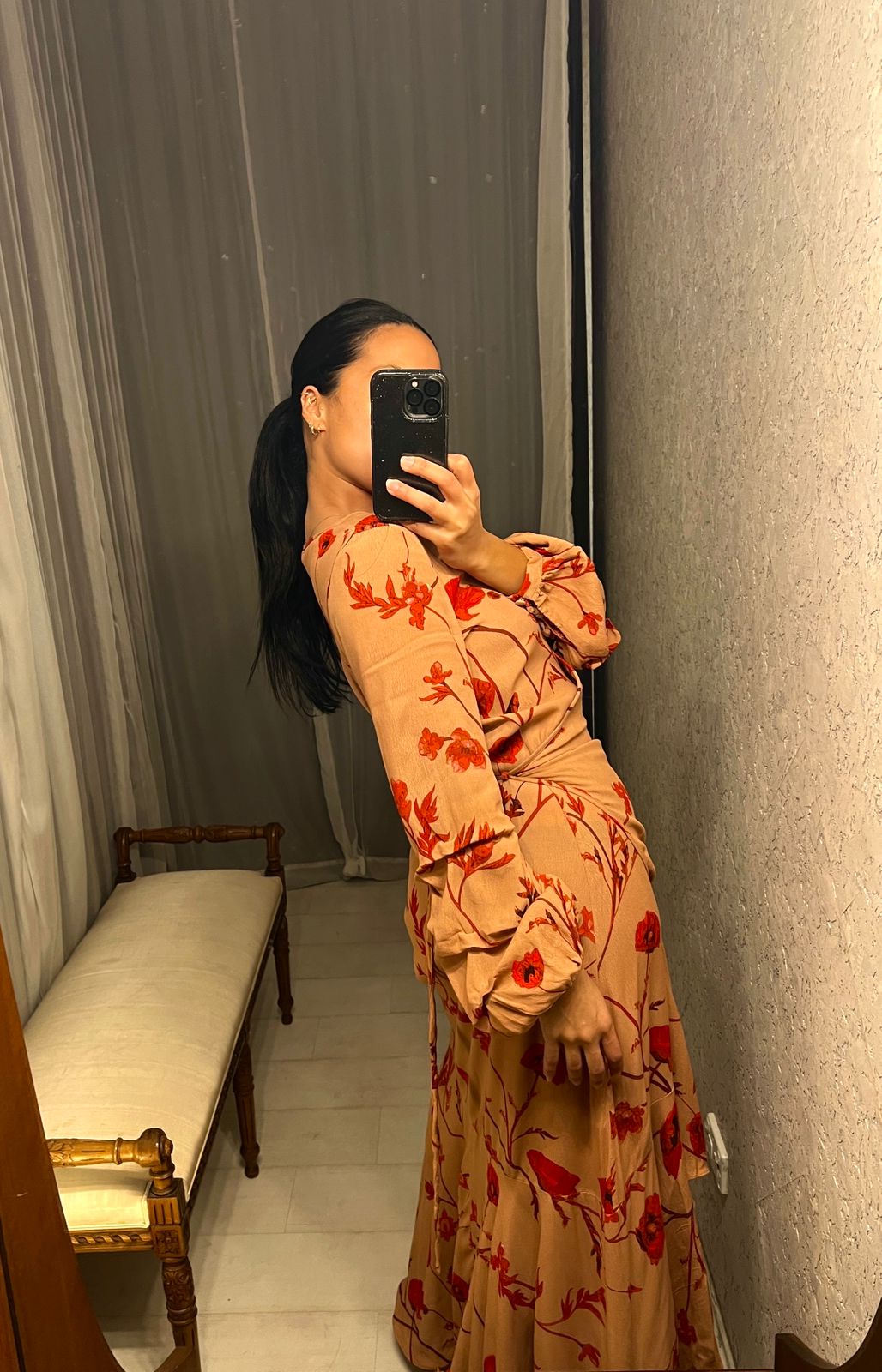 Pre loved Johanna Ortiz Floral Print Wrap Maxi Dress GrandDays