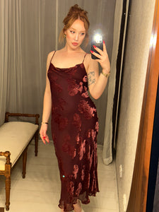 Pre-loved Burgundy Slip Dress