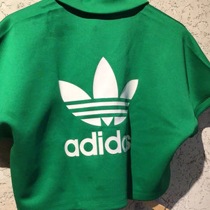 Pre-loved ADIDAS Green Top - New w Tags