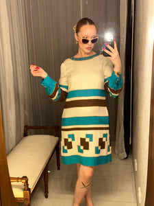 Pre-loved Marc Jacobs Turquoise Bead Dress