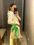 Pre-loved Cream Crochet Top