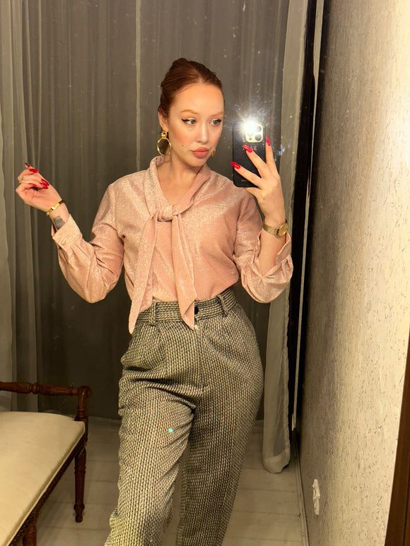 Vintage Pink Sparkles Shirt