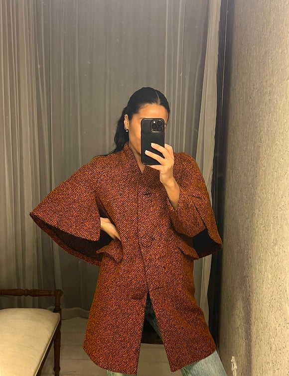 Vintage Vera Fashions Burnt Orange Coat