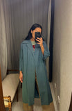 Pre loved M Block Vintage Teal Blue Coat