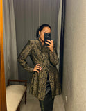 Vintage PAOLO CALO Pewter Print Jacket