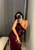 Pre-loved Burgundy Slip Dress