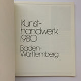 'Kunst-handwerk 1980' - Baden Württemberg