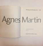 'Agnes Martin: Paintings and Drawings 1977-1991'- Serpentine Gallery 1993