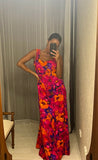 Vintage Hawaiian Maxi-Dress