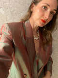 Vintage Green Silk Dupion Jacket