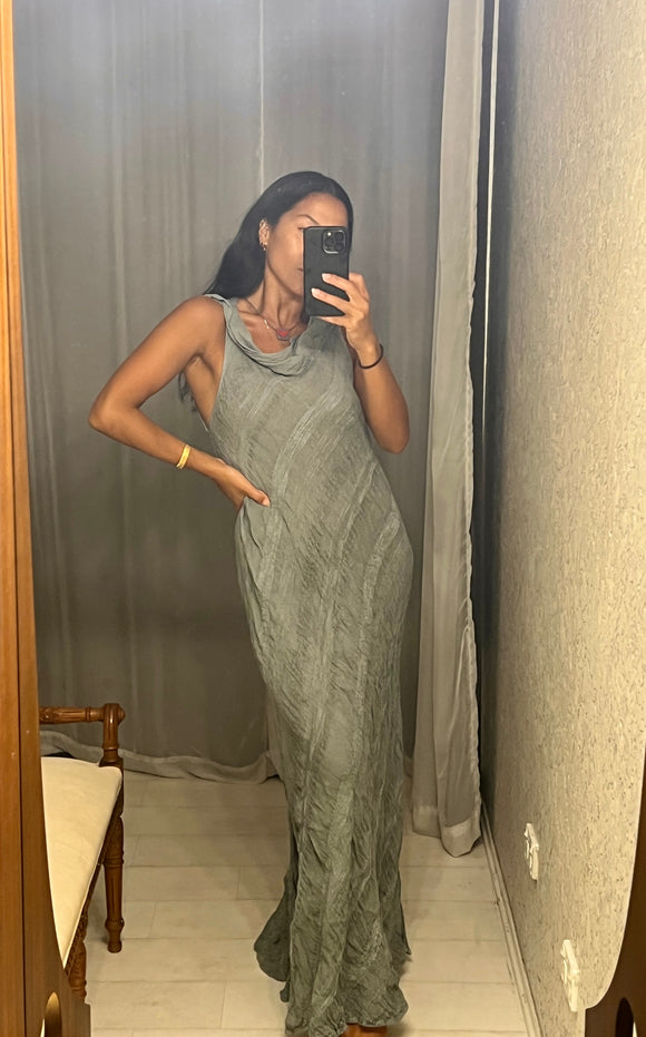 Pre-loved La Bottega Di Brunella Linen Dress