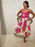 Pink Paradise Hibiscus Dress