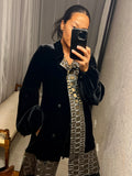 Pre-loved Allegra Hicks Black Velvet Jacket