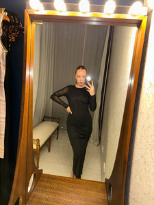 Bardot Black Sexy Bodice Dress