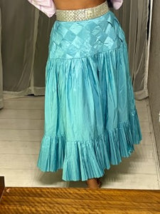 VIntage George Gross Aqua Full Skirt