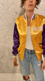 Valerio/ Hawks Gold Bomber Jacket AS IS
