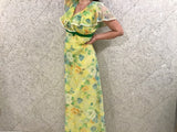 Vintage Aloha Hawaiian Maxi-Dress